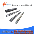 65/132 80/156 etc. conical twin screw barrel for PVC pipe/profile in China